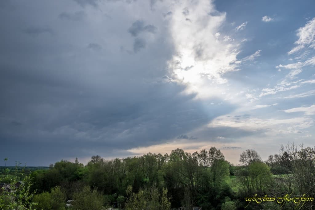 Evacuation de l'orage