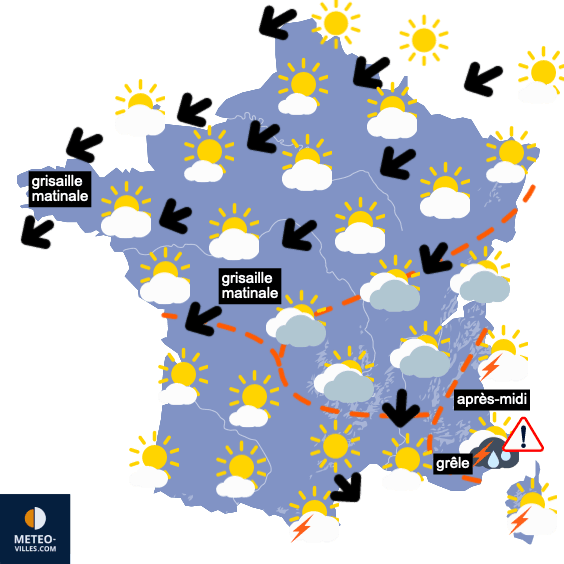 Temps calme bien au-delà de début septembre ?