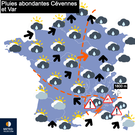 Encore beaucoup de pluie en vue