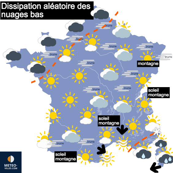 Fin de semaine éventuellement plus humide