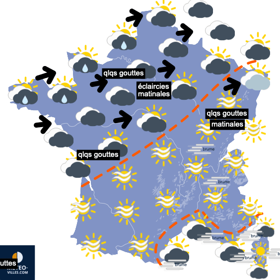 Retour d'un temps plus agité, puis plus frais
