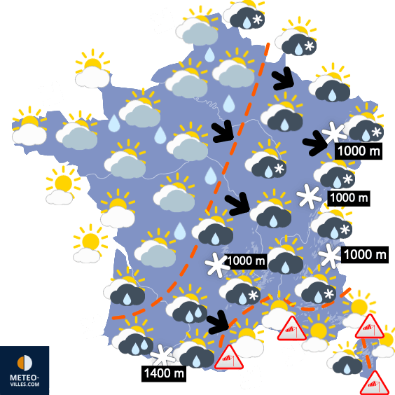 Des orages bien avant la saison habituelle...