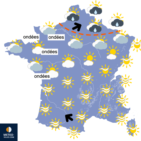 Retour en force de la pluie et du vent