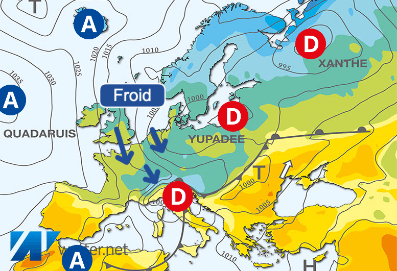 Carte de prévisions d'europe du Mardi 16 avril 2024