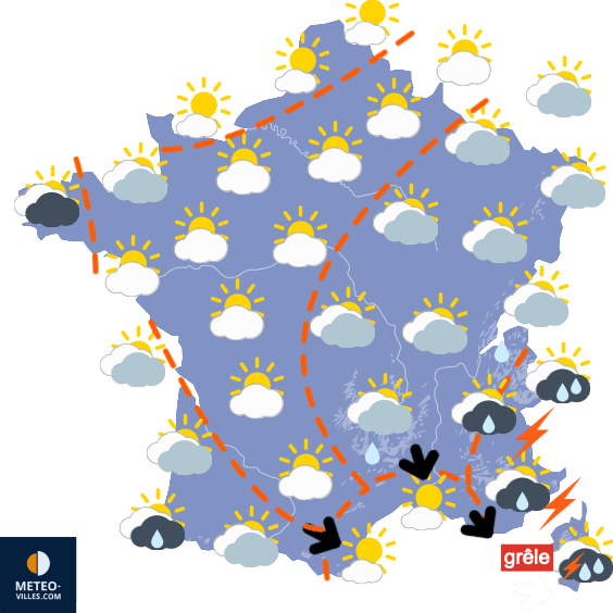 Retour de la chaleur et rapidement des orages !