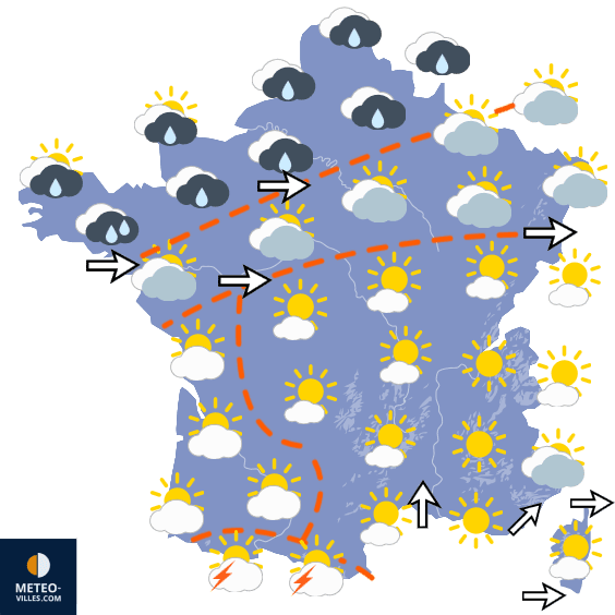 Fraîcheur et orages vont bousculer la France