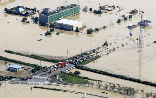 Image d'illustration pour Tempête tropicale Etau - Inondations et coulées de boue au Japon