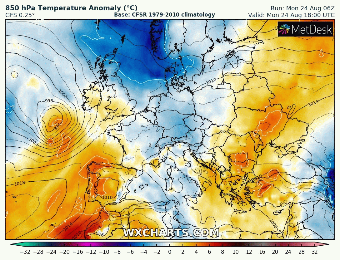 Image d'illustration pour Changement de temps radical pour la fin de semaine