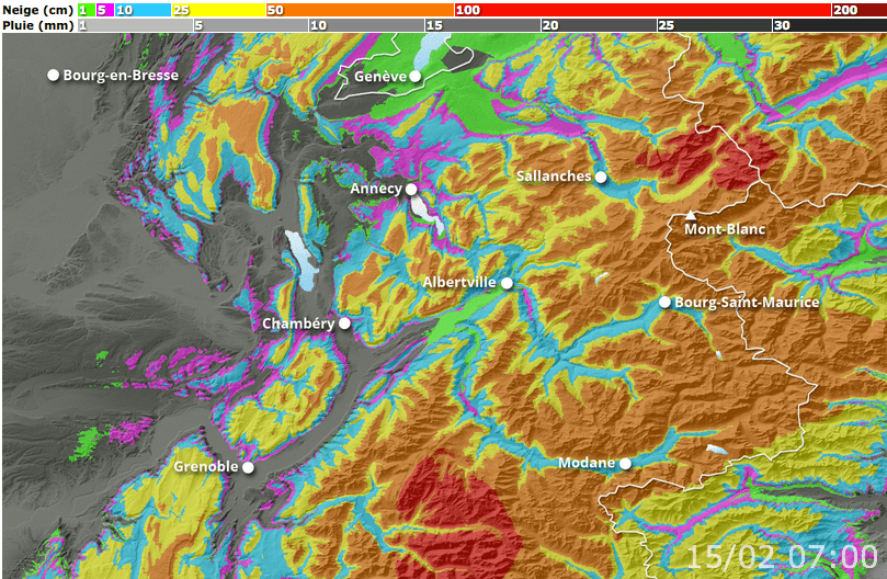 Image d'illustration pour Les conditions d'enneigement pour les vacances de février