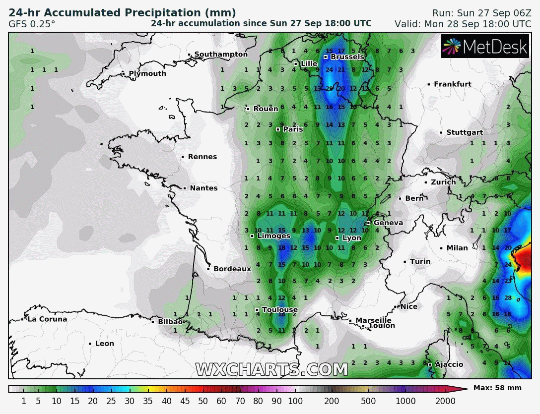 Image d'illustration pour Une semaine à risque : fortes pluies, coup de vent, tempête ?