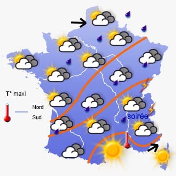 La semaine prochaine sera ensoleillée et chaude