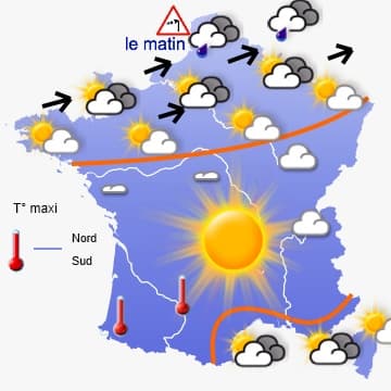 PREVISIONS METEO : WEEK-END ASSEZ CONTRASTÉ