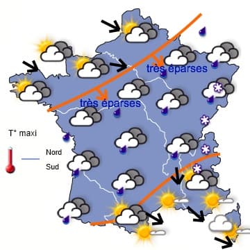 Retour du froid et des averses