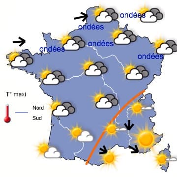 Fortes pluies et fraîcheur marquée à partir de mercredi