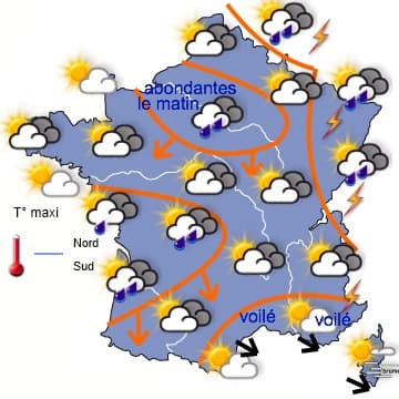 Retour progressif du beau temps en cours de semaine