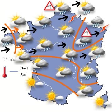 PREMIERE TEMPÊTE de la saison, avant une accalmie en milieu de semaine