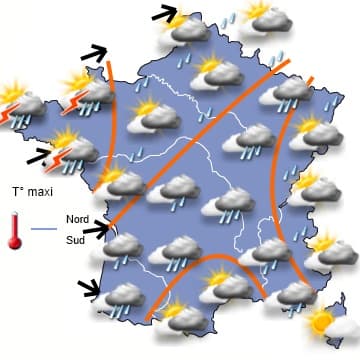 Un week-end très agité avec de la neige en montagne
