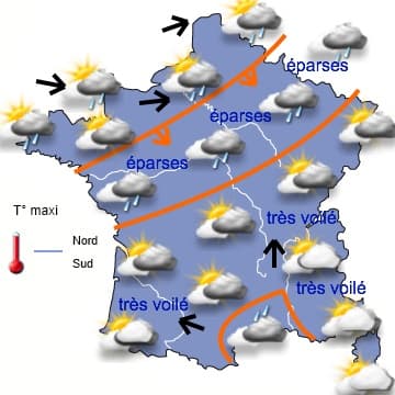 Temps calme jusqu'à dimanche, puis plus frais et plus perturbé