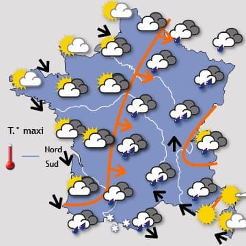 Fréquentes averses et fraîcheur à partir de jeudi