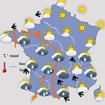 Fin de semaine orageuse, puis un temps ESTIVAL !