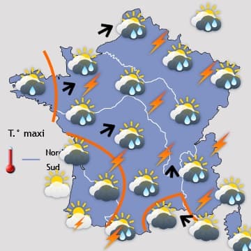 En attendant des conditions estivales entre lundi et mercredi