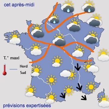 Retour en force de la pluie et du vent à partir de mercredi