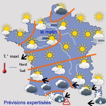 Généralement calme et froid jusqu'à ce week-end