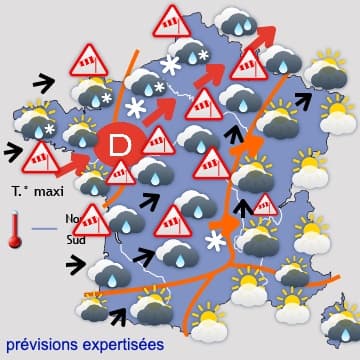 Un début mars plus froid que février