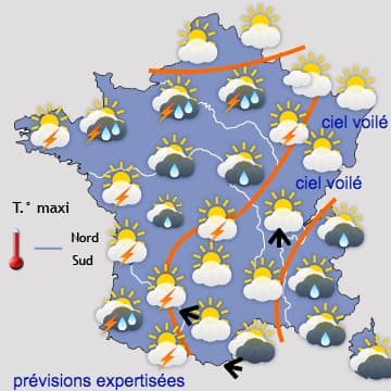 Pluies abondantes suivies d'un refroidissement